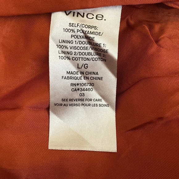 Vince Elongated Aviator Bomber Jacket in Artichoke - Size Large - Picture 9 of 10